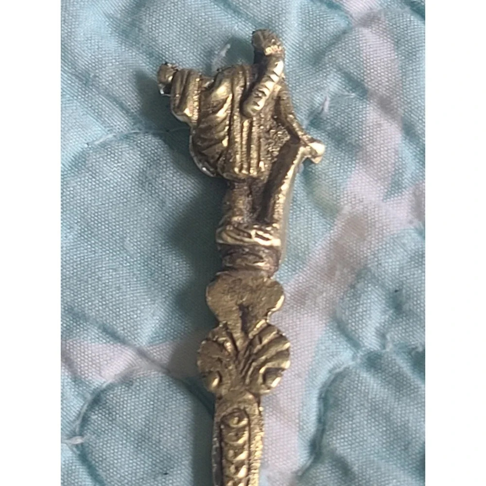 Italy Italian Vintage Souvenir Spoon Collectible Montagnani Brass Good Clean VGC